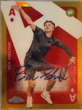 Ben Shelton [Gold Refractor] #CAA-BS