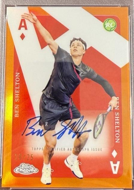 Ben Shelton [Orange Refractor] #CAA-BS
