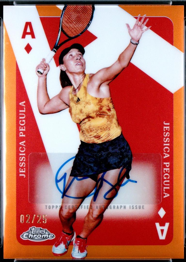 Jessica Pegula [Orange Refractor] #CAA-JP