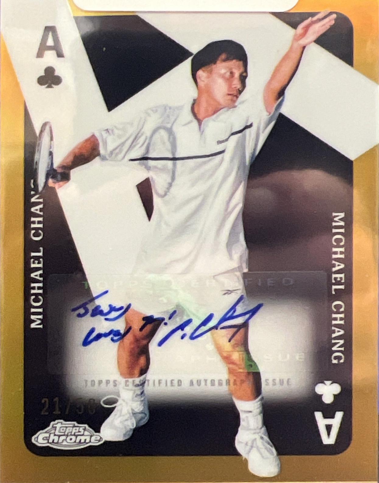 Michael Chang [Gold Refractor] #CAA-MC