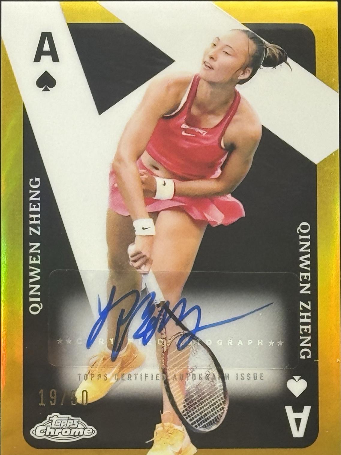 Qinwen Zheng [Gold Refractor] #CAA-QZ