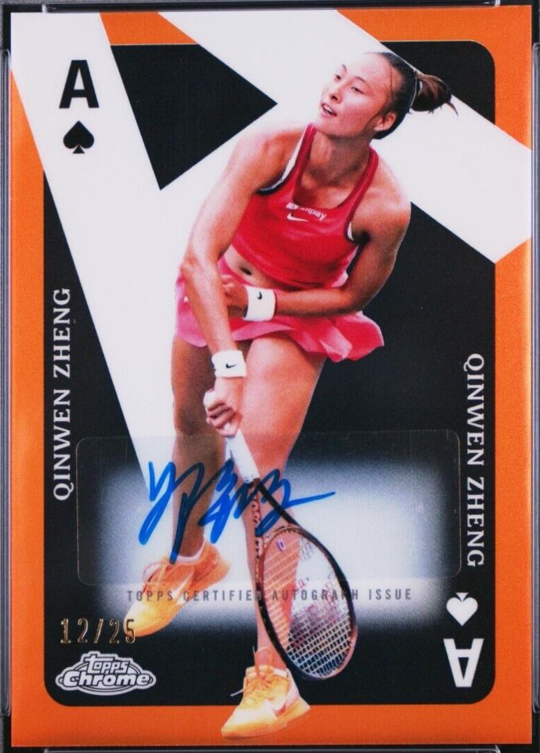 Qinwen Zheng [Orange Refractor] #CAA-QZ