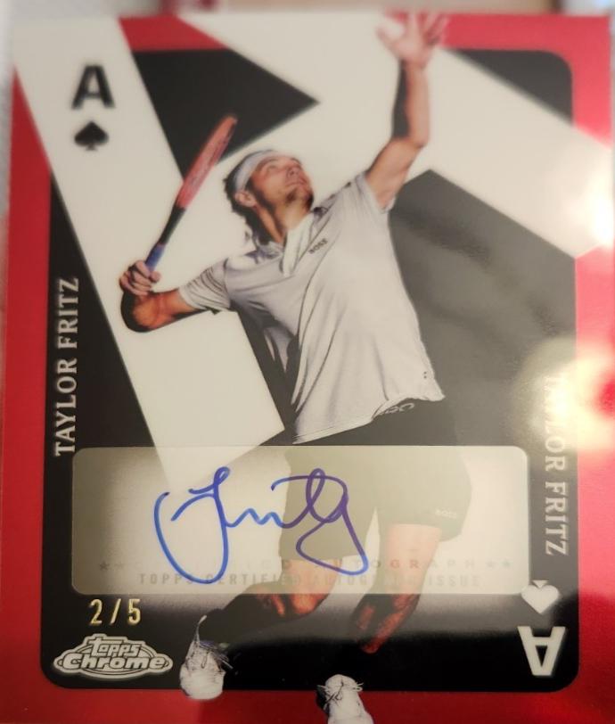 Taylor Fritz [Red Refractor] #CAA-TF