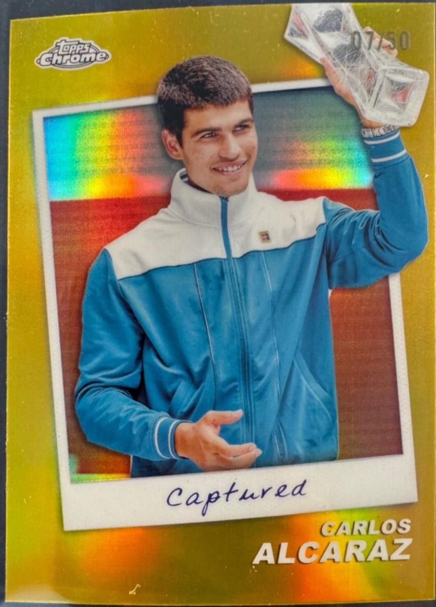Carlos Alcaraz [Gold Refractor] #CTD-CA