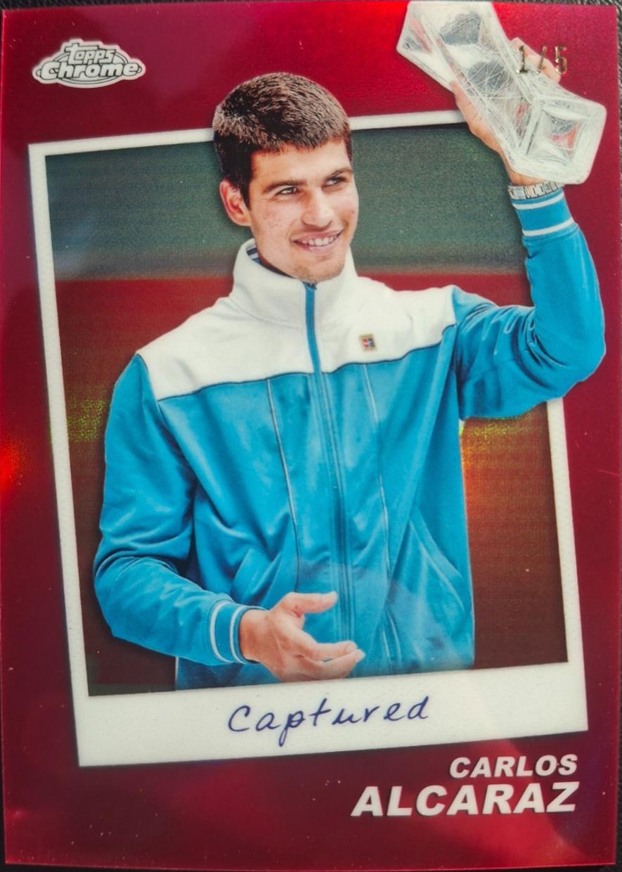 Carlos Alcaraz [Red Refractor] #CTD-CA