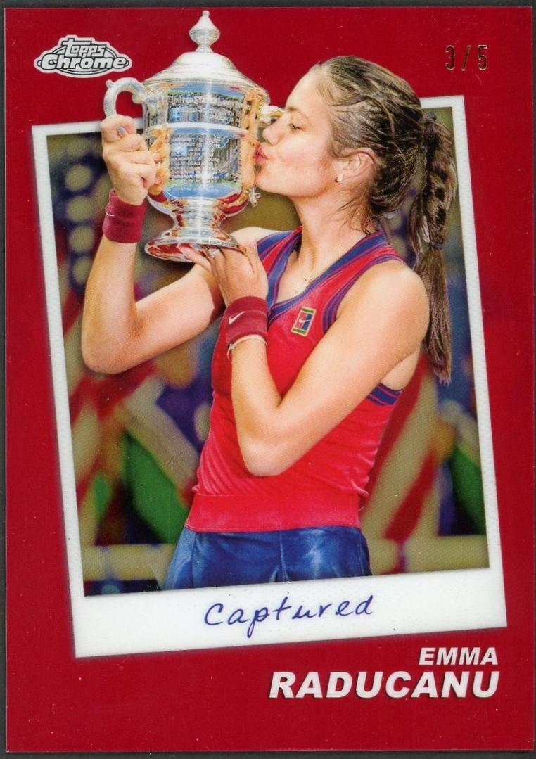 Emma Raducanu [Red Refractor] #CTD-EM