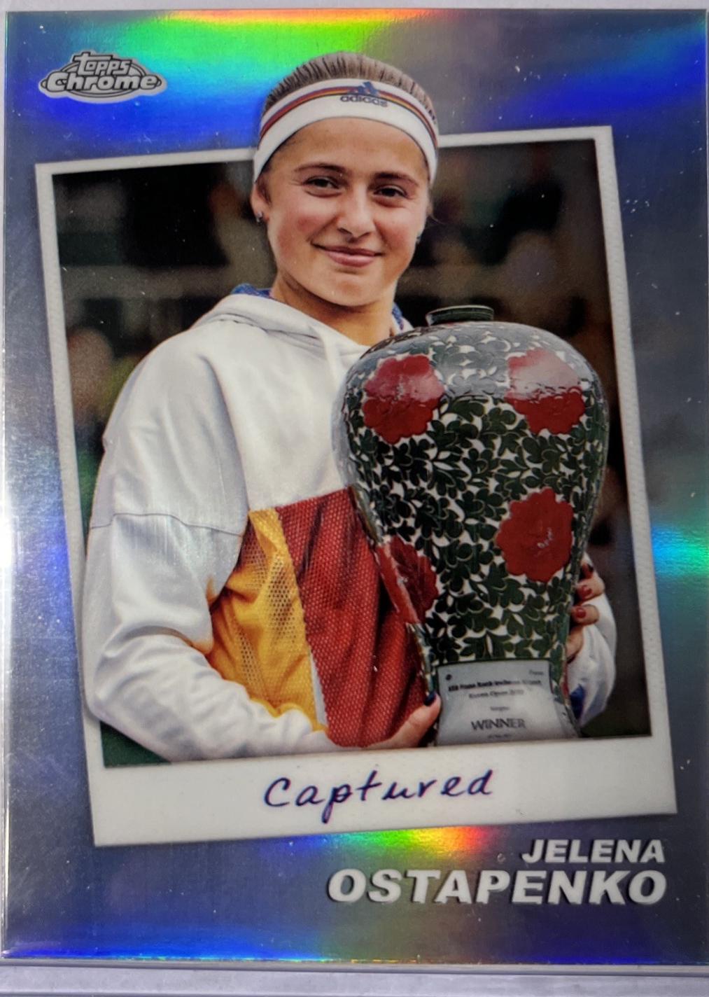 Jelena Ostapenko [Orange Refractor] #CTD-JO