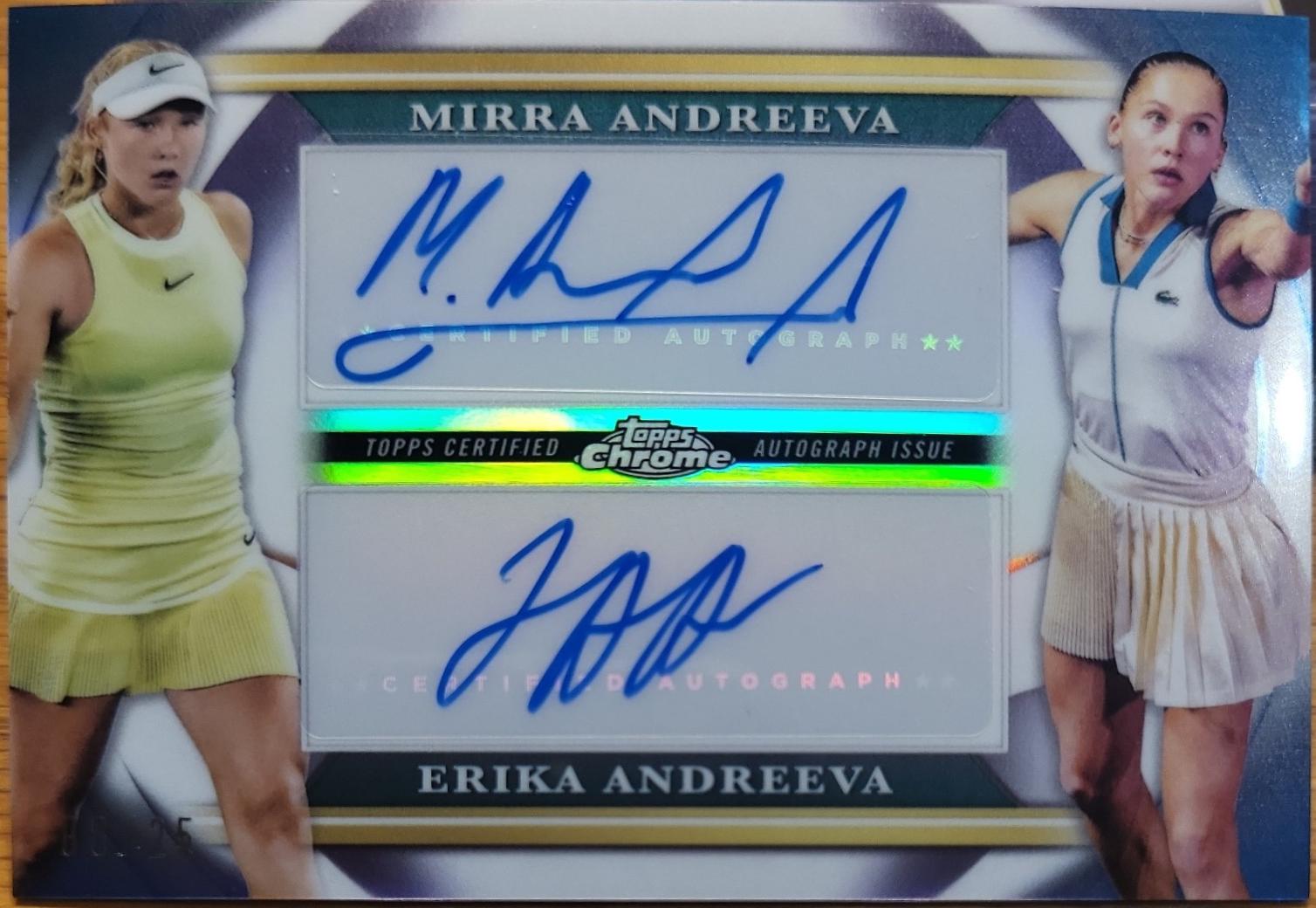 Mirra Andreeva / Erika Andreeva [Black Refractor] #CDA-AA