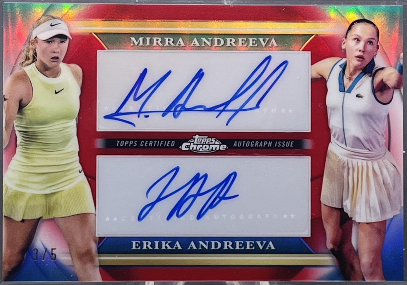 Mirra Andreeva / Erika Andreeva [Red Refractor] #CDA-AA