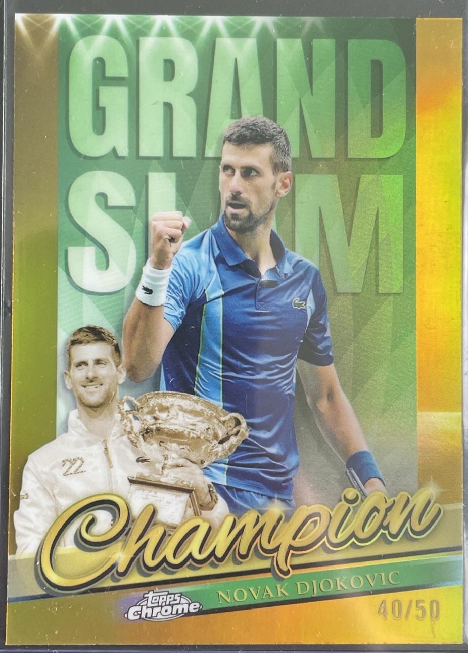 Novak Djokovic [Gold Refractor] #GSC-ND