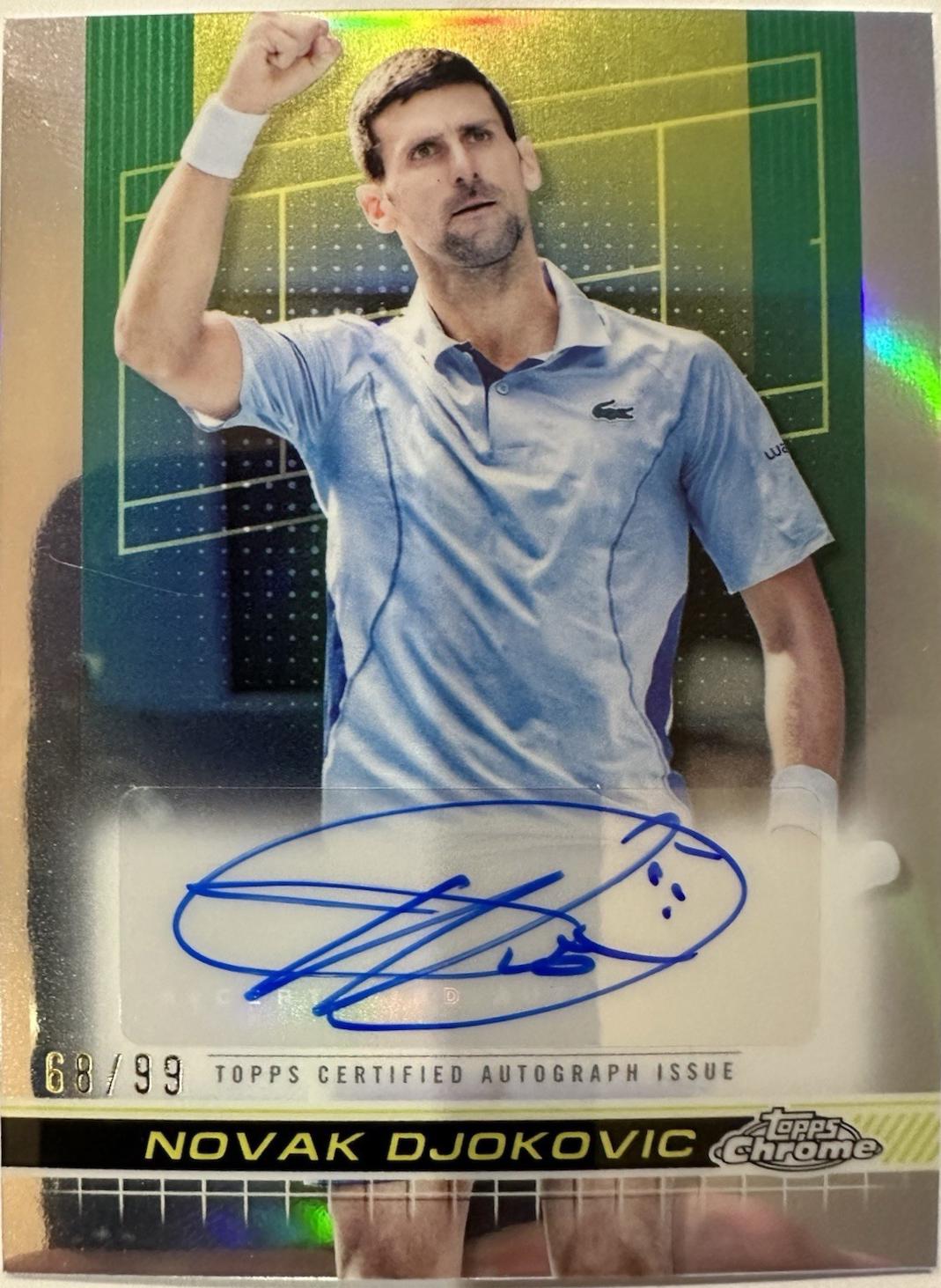 Novak Djokovic [Refractor] #AIV-NDC