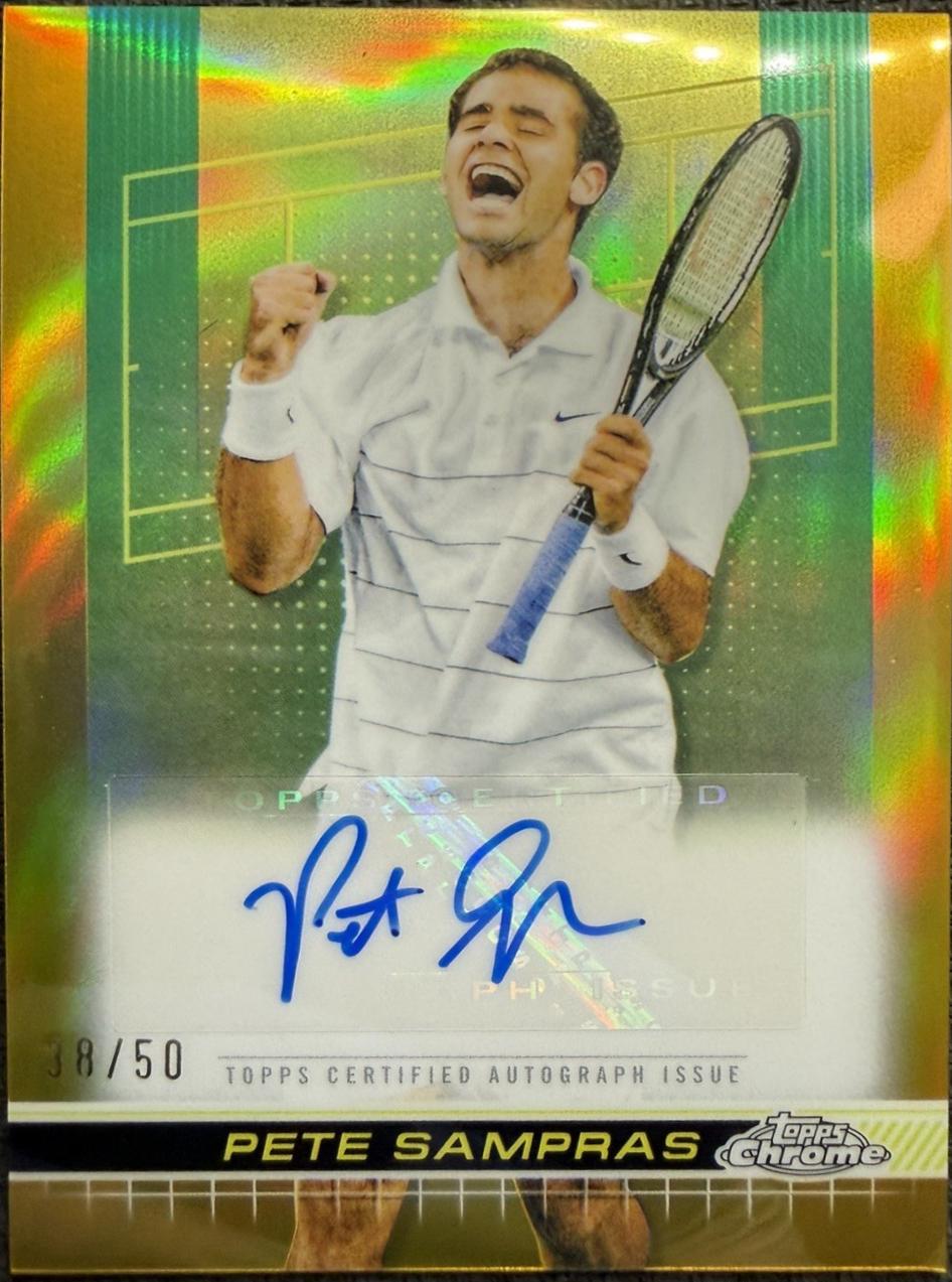 Pete Sampras [Gold Refractor] #AIV-PSS