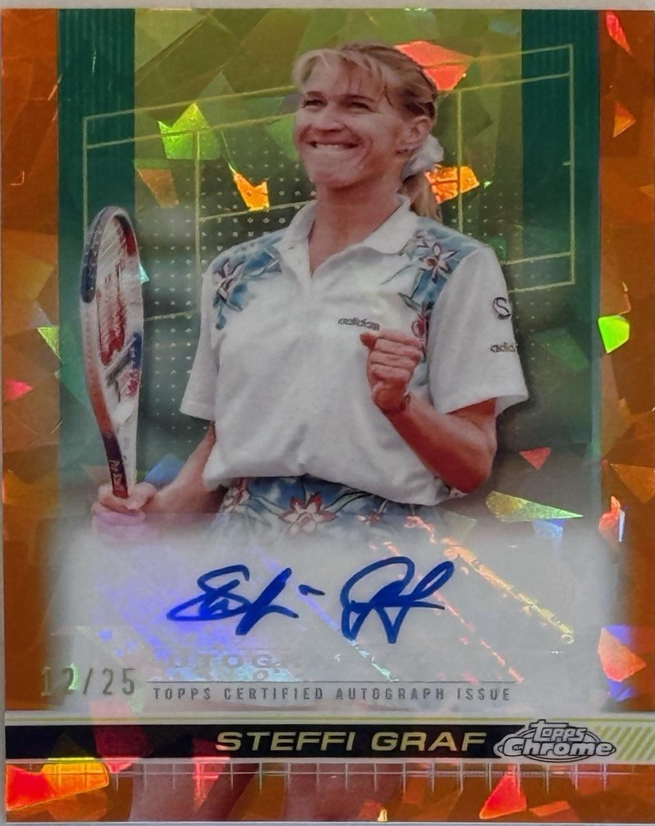Steffi Graf [Orange Refractor] #AIV-SGF