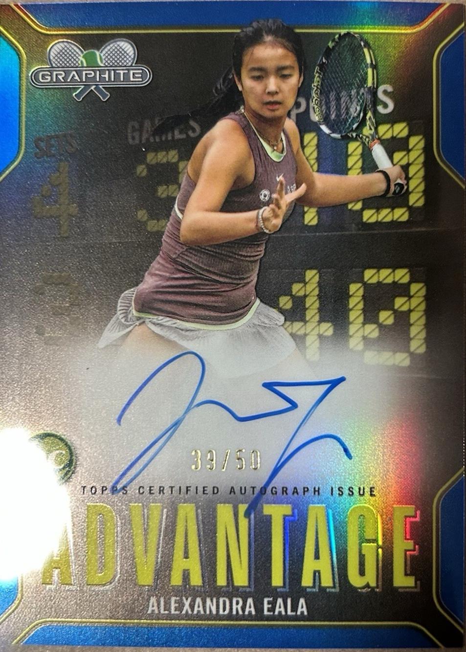 Alexandra Eala [Blue Refractor] #AA-AE
