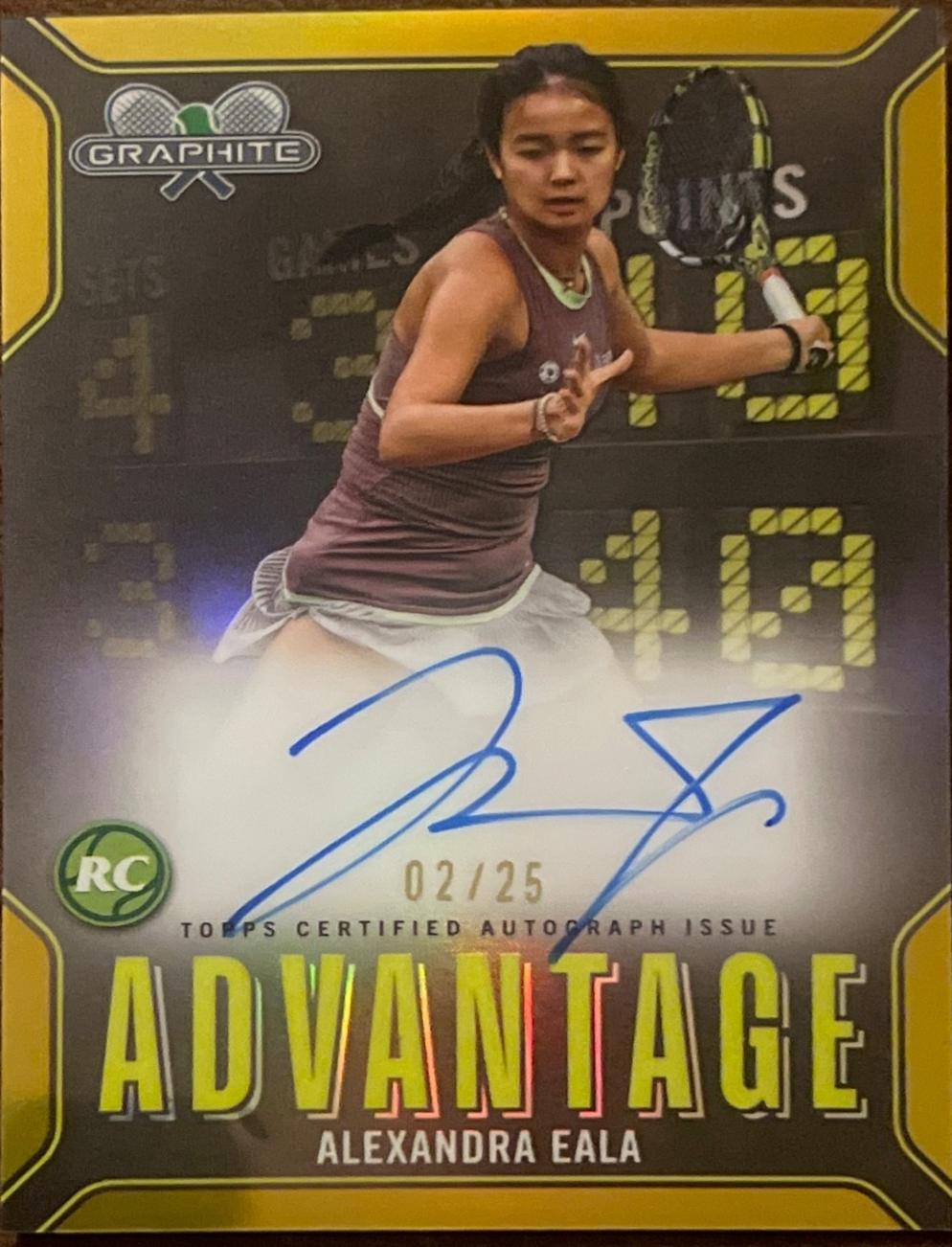 Alexandra Eala [Gold Refractor] #AA-AE