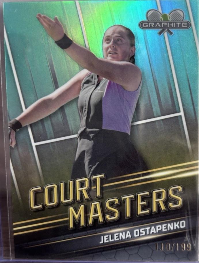 Jelena Ostapenko [Aqua Refractor] #CM-JO