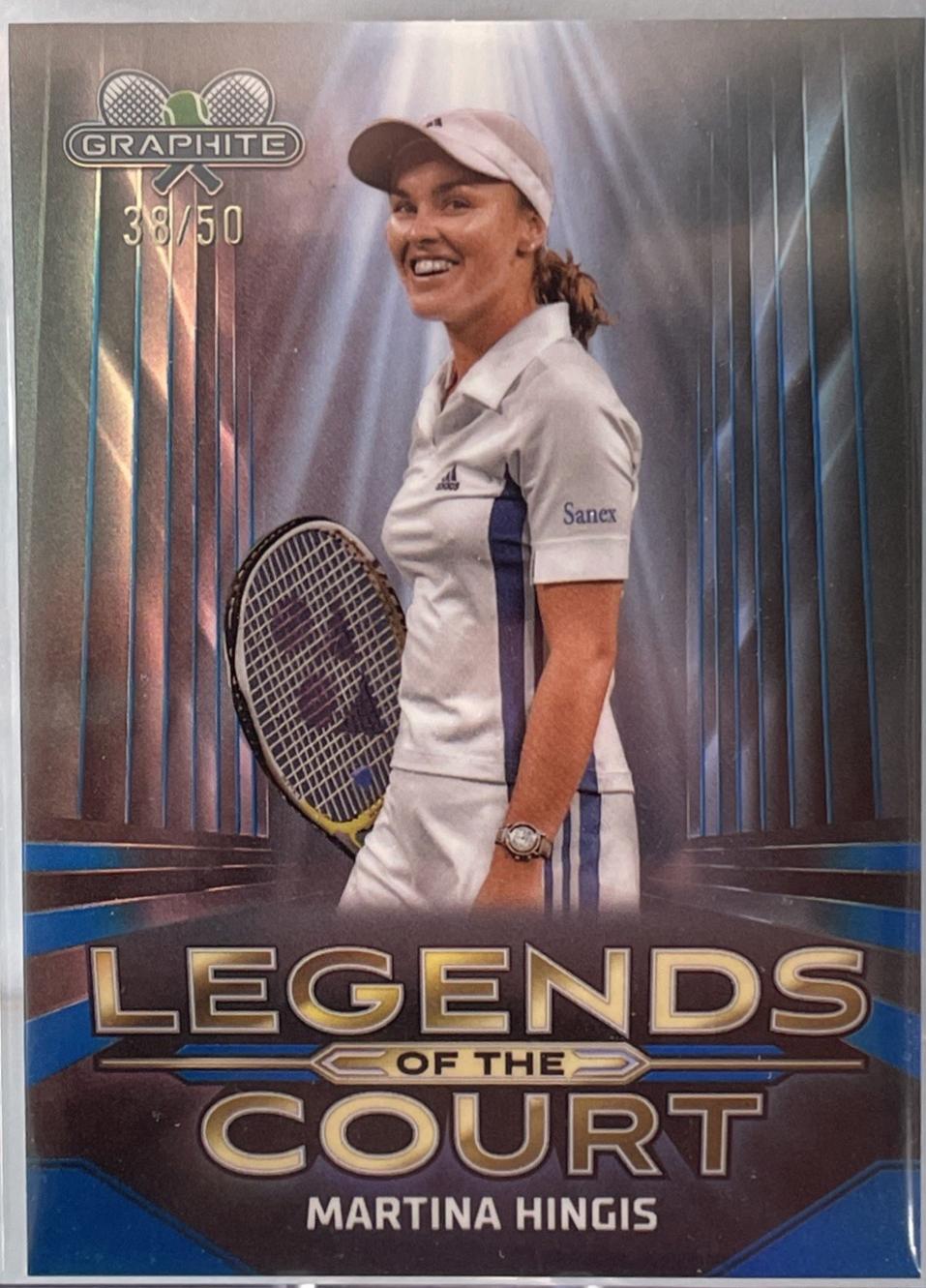Martina Hingis [Blue Refractor] #LOC-MH