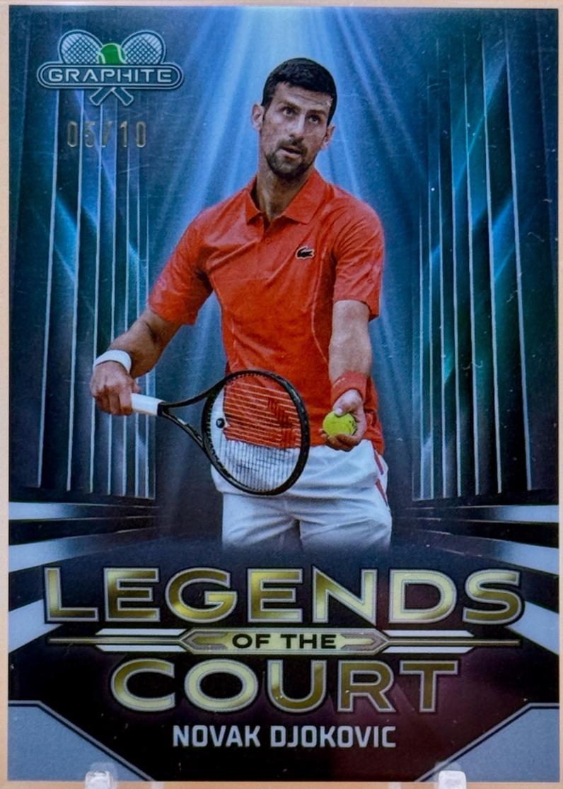 Novak Djokovic [White Refractor] #LOC-ND
