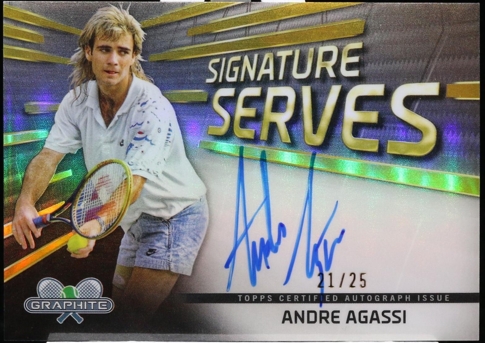 Andre Agassi [Gold Refractor] #SS-AA