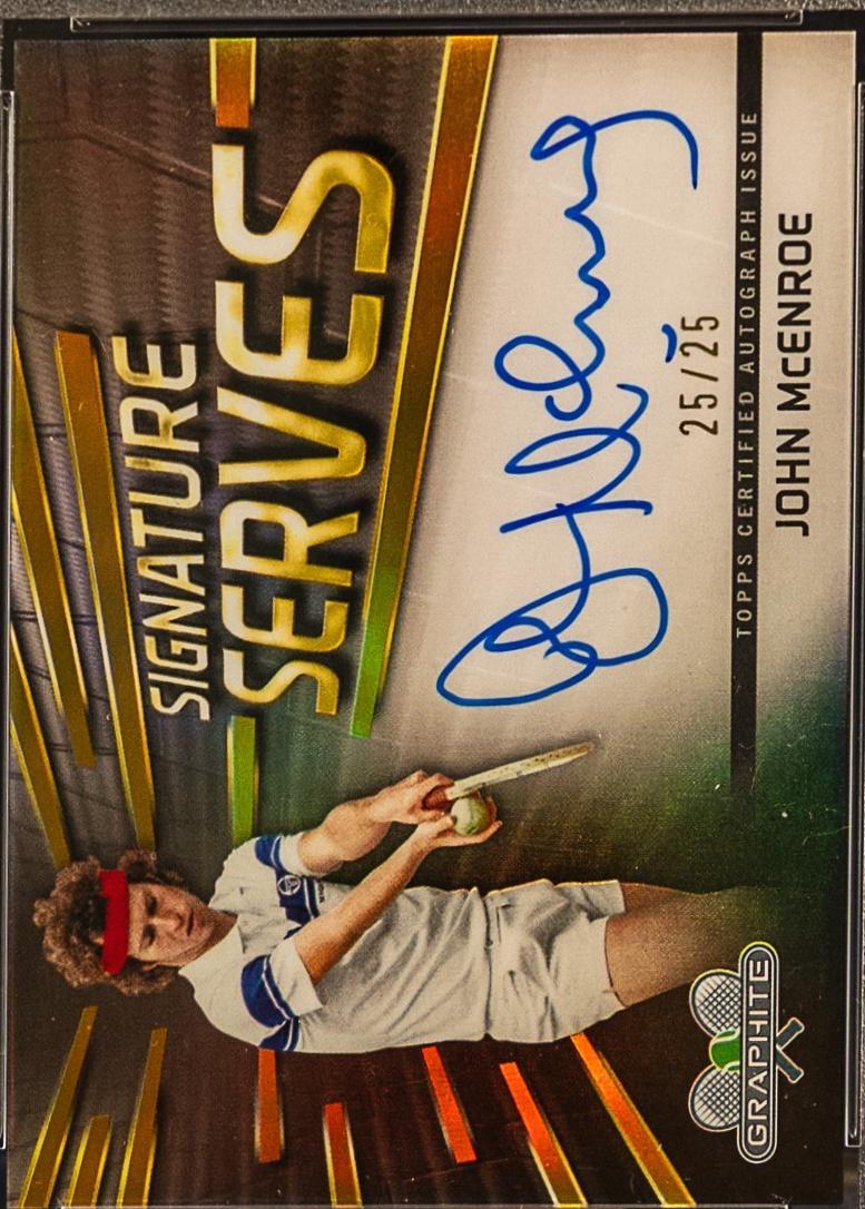 John McEnroe [Gold Refractor] #SS-JM