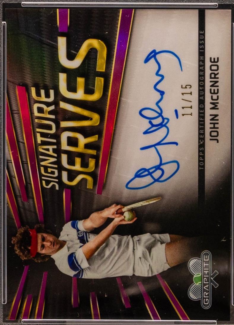 John McEnroe [Pink Refractor] #SS-JM