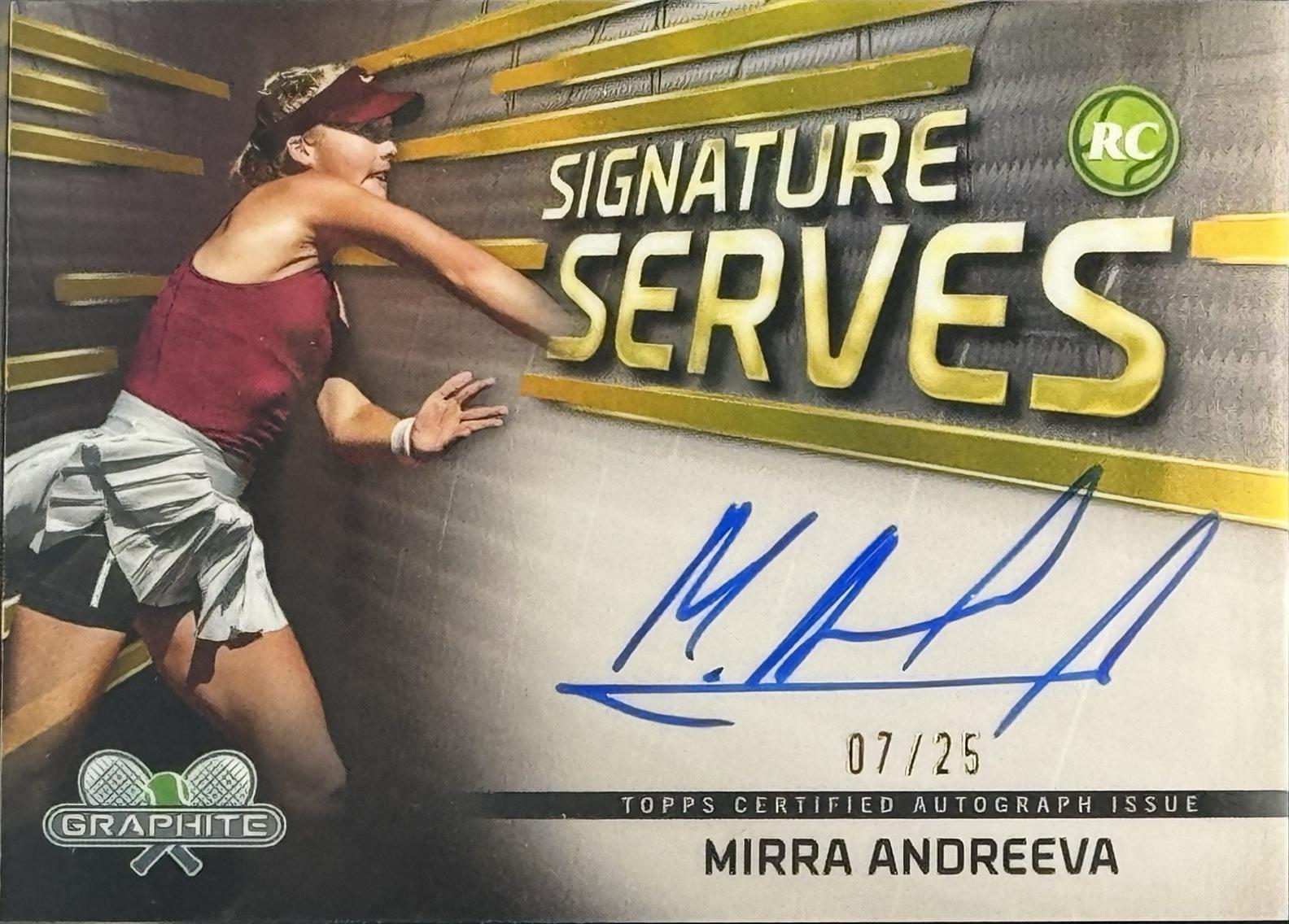 Mirra Andreeva [Gold Refractor] #SS-MA