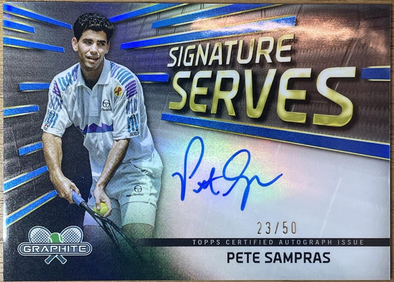 Pete Sampras [Blue Refractor] #SS-PS