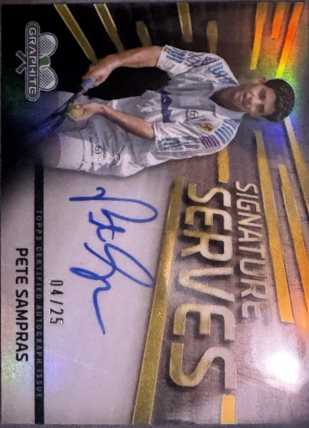 Pete Sampras [Gold Refractor] #SS-PS