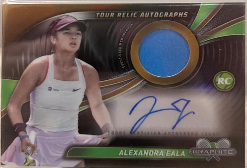 Alexandra Eala [Gold Refractor] #TRA-AEA