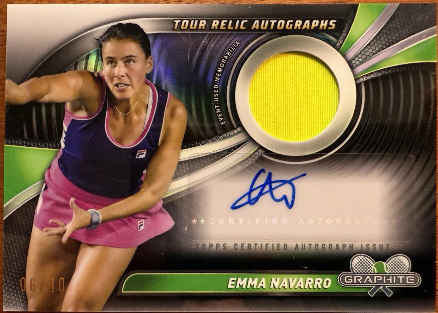 Emma Navarro [White Refractor] #TRA-ENO