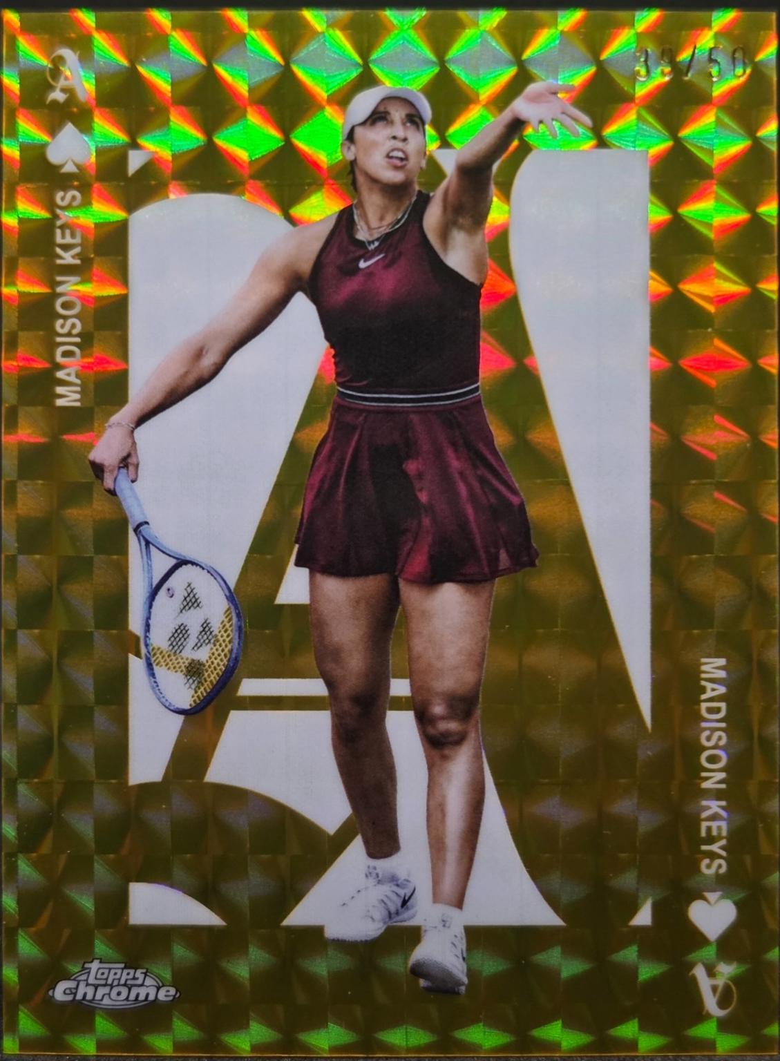 Madison Keys [Gold Geometric] #ACE-17