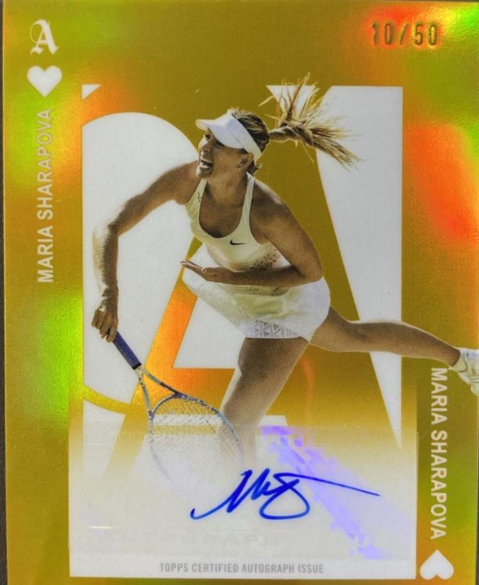 Maria Sharapova [Gold Refractor] #AA-MA