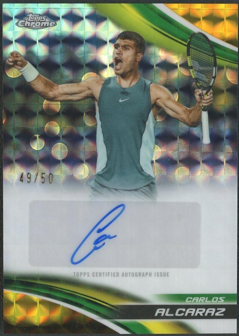 Carlos Alcaraz [Gold Geometric Refractor] #CA-CAZ