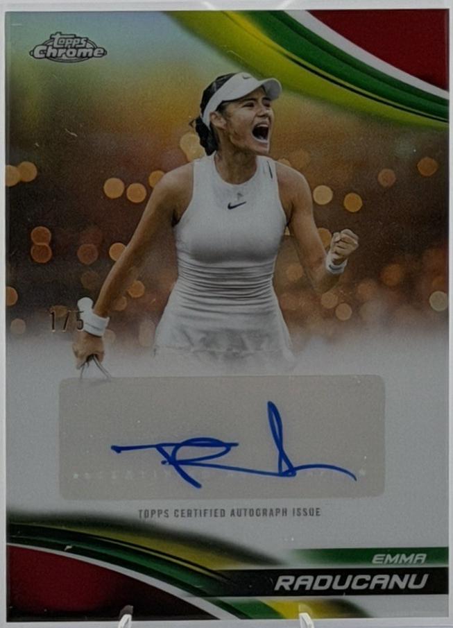 Emma Raducanu [Red Refractor] #CA-ERU