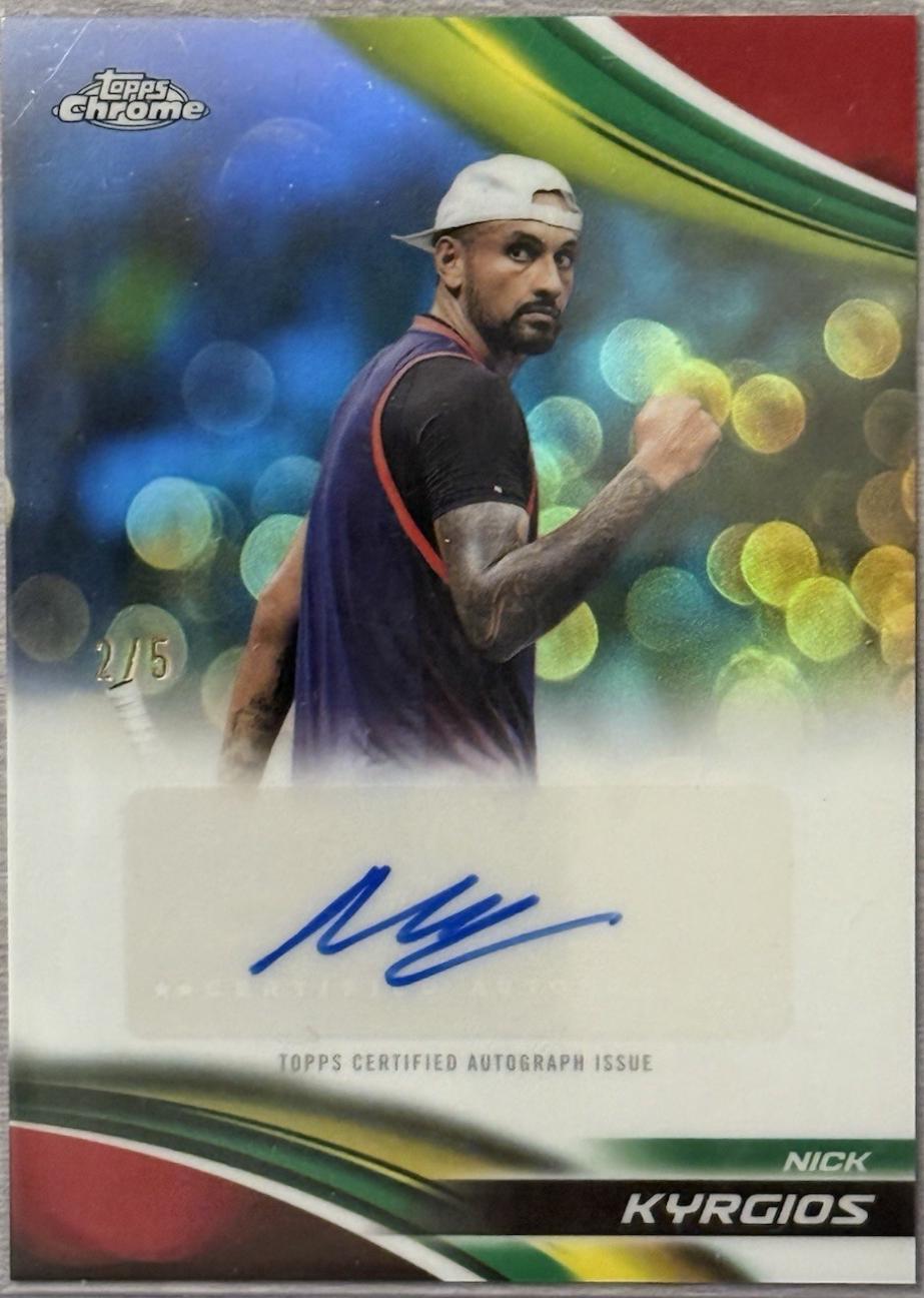 Nick Kyrgios [Red Refractor] #CA-NKS