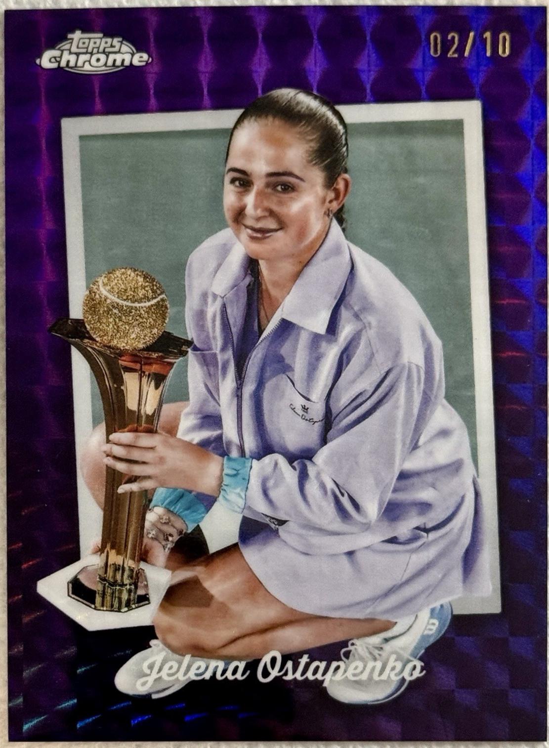 Jelena Ostapenko [Purple Geometric] #CTD-10
