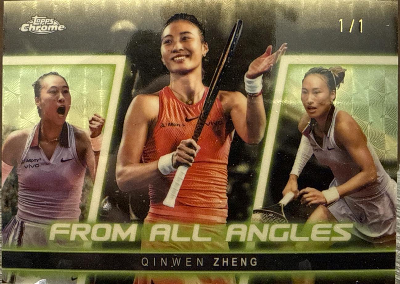 Qinwen Zheng [Superfractor] #FAA-18