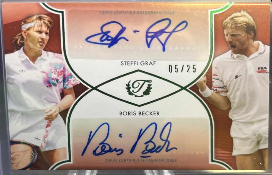 Boris Becker / Steffi Graf [Orange Foil] #DA-6