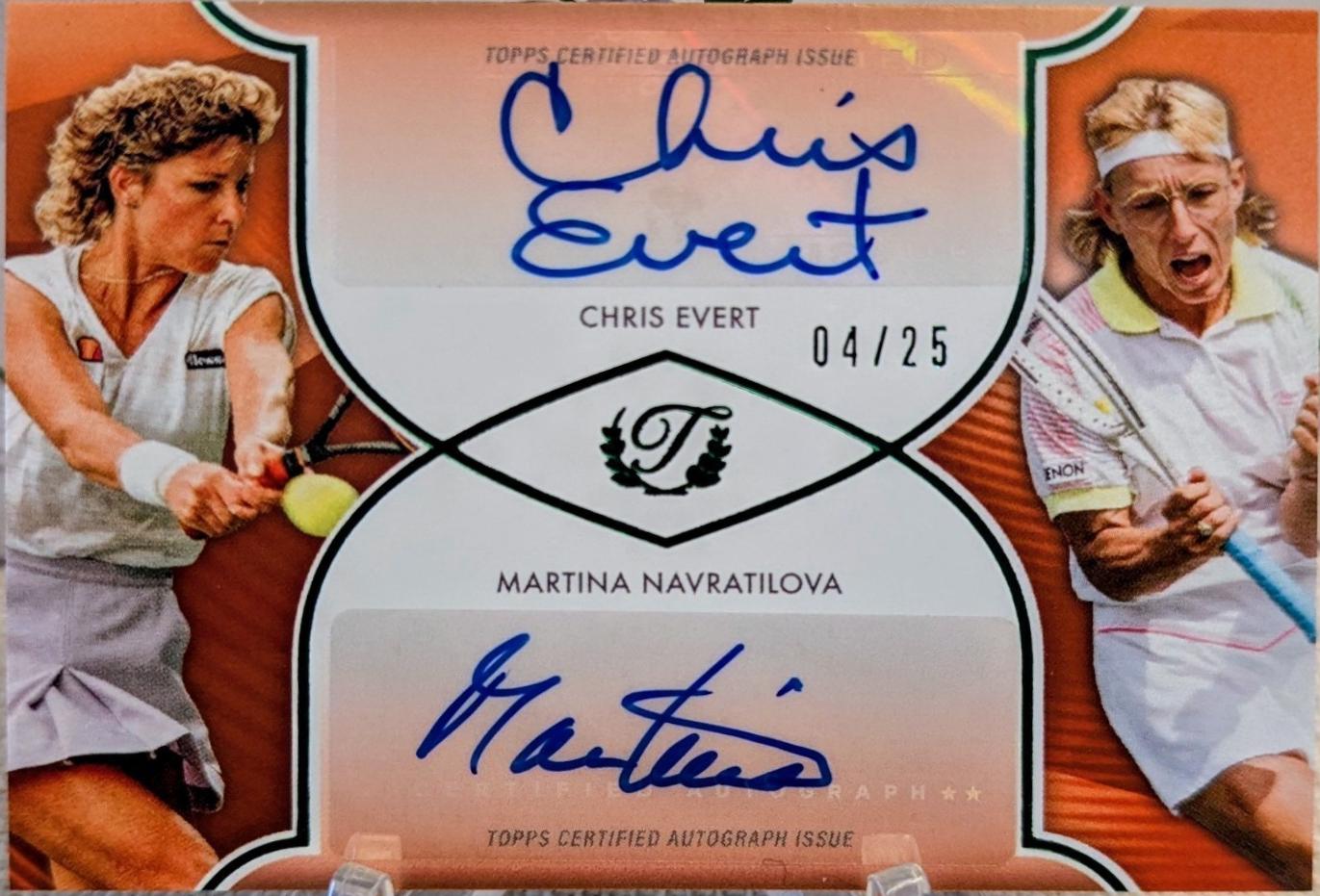 Chris Evert / Martina Navratilova [Orange Foil] #DA-10