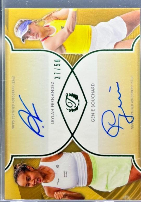 Leylah Fernandez / Genie Bouchard [Gold Foil] #DA-3