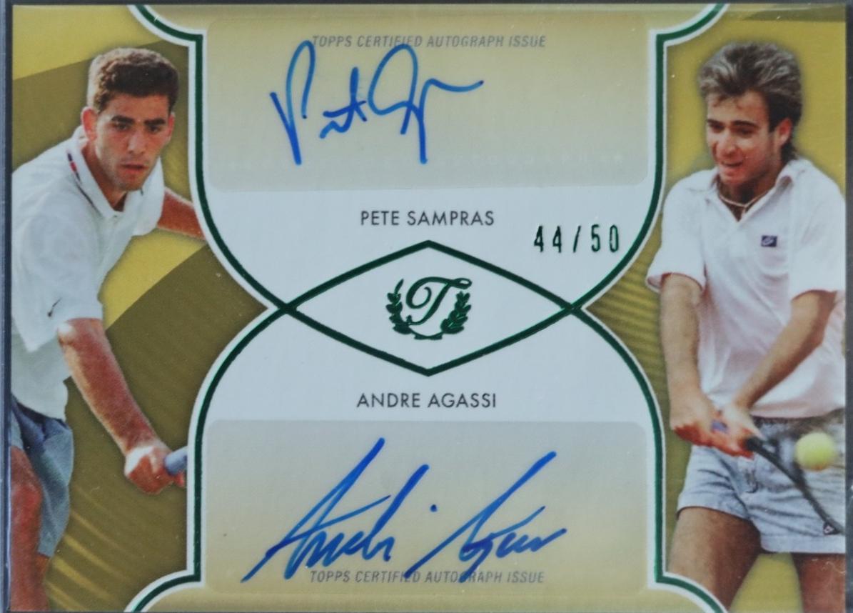 Pete Sampras / Andre Agassi [Gold Foil] #DA-4