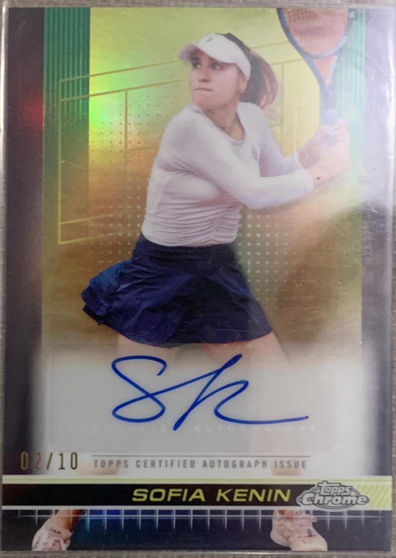 Sofia Kenin [Black Refractor] #TCA-SKN