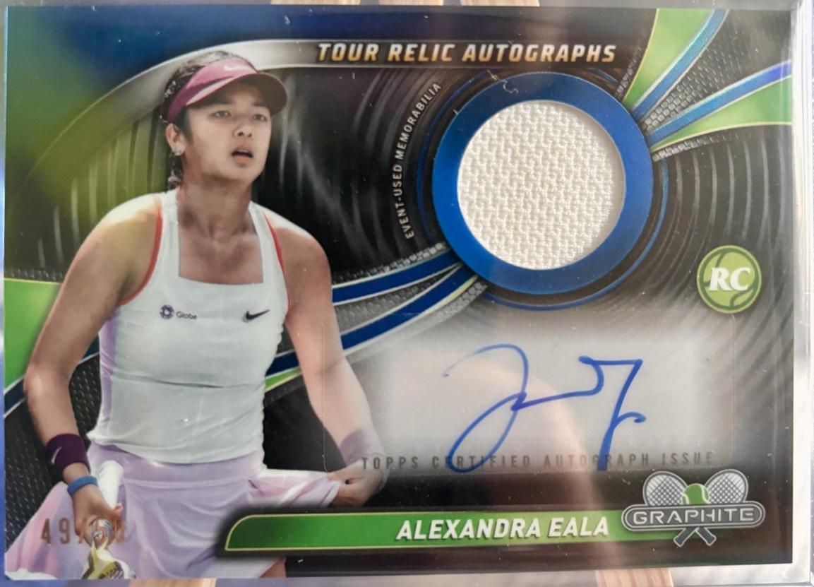 Alexandra Eala [Blue Refractor] #TRA-AEA