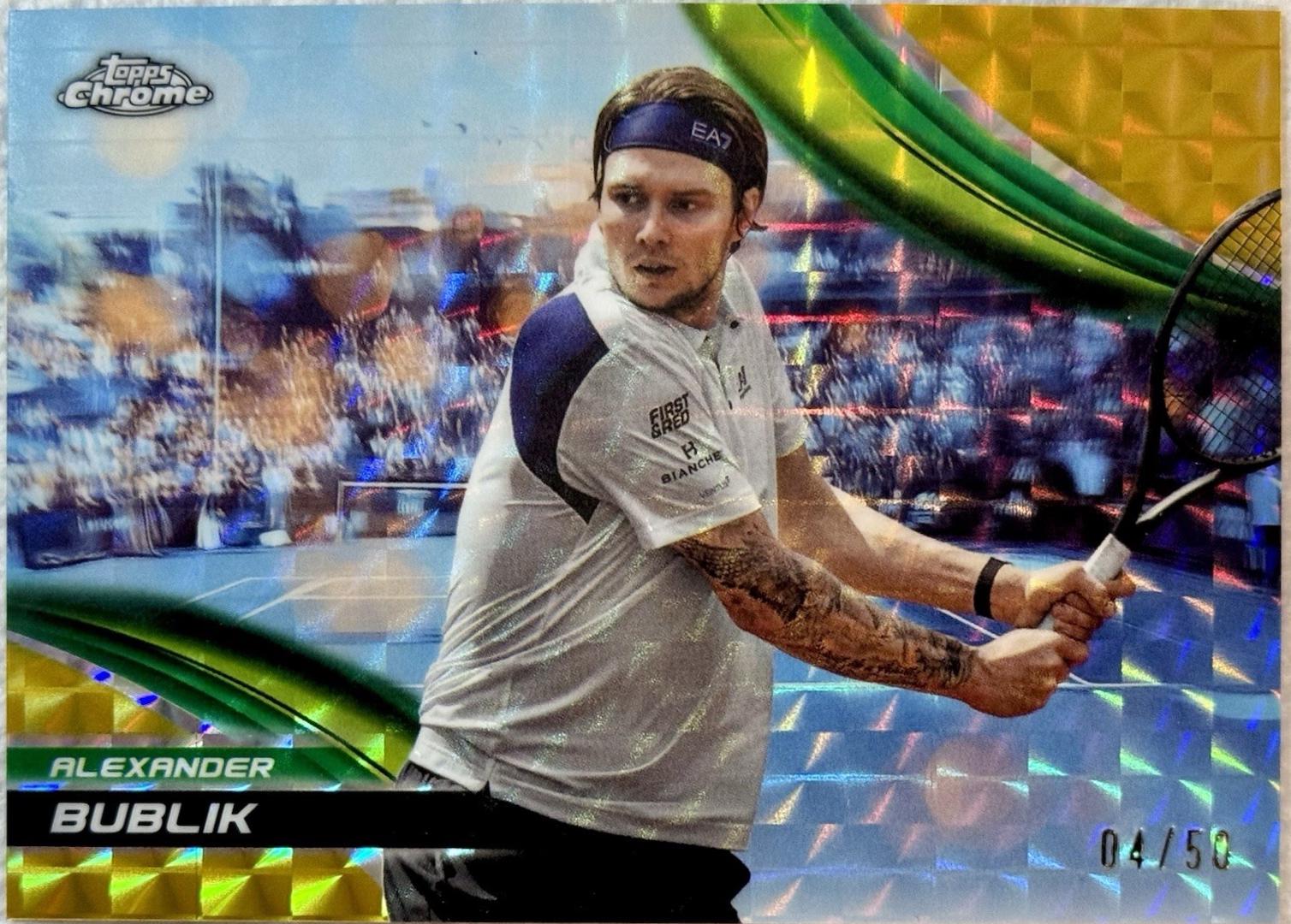 Alexander Bublik [Gold Geometric Refractor] #49