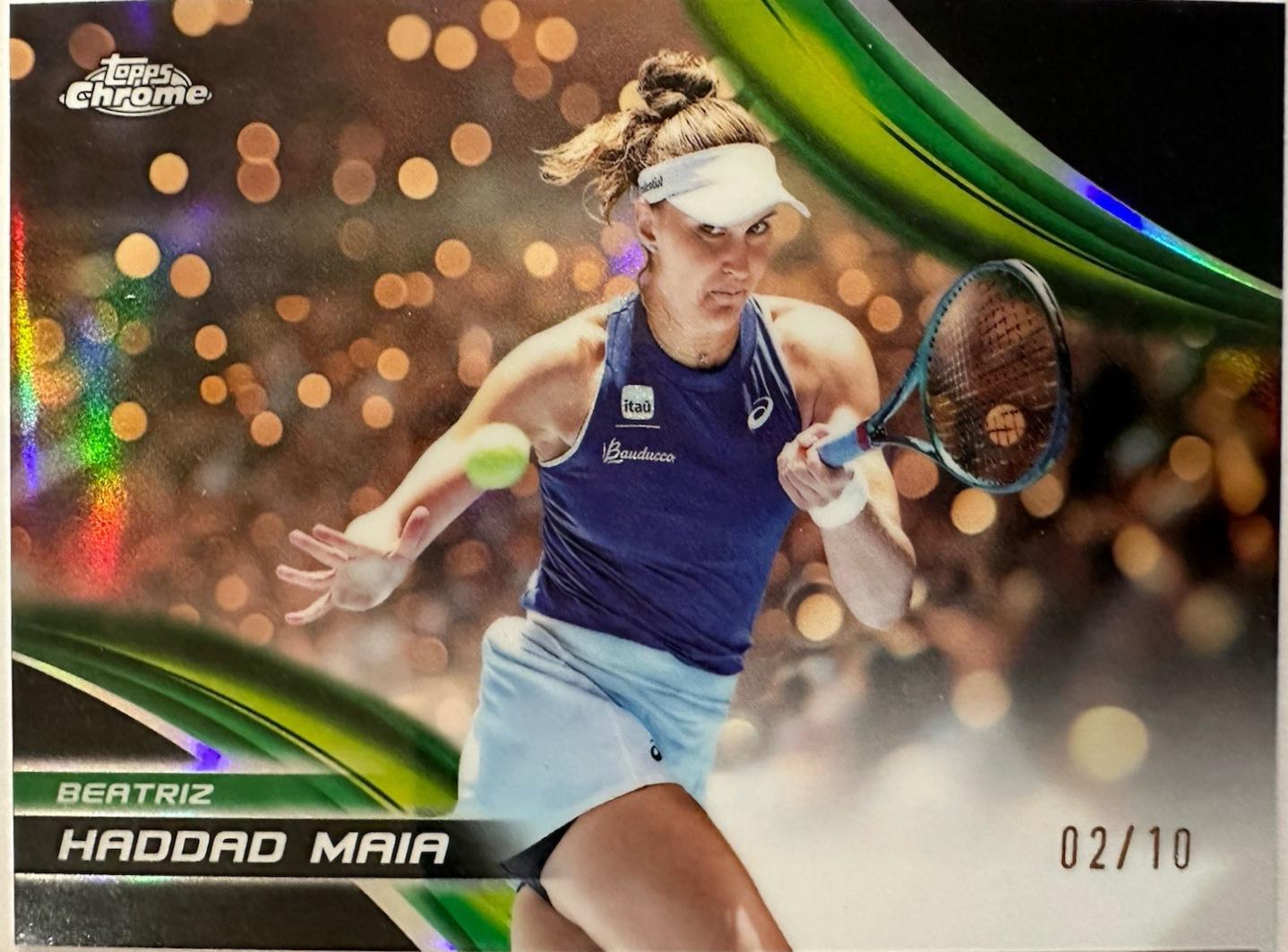 Beatriz Haddad Maia [Black Refractor] #13