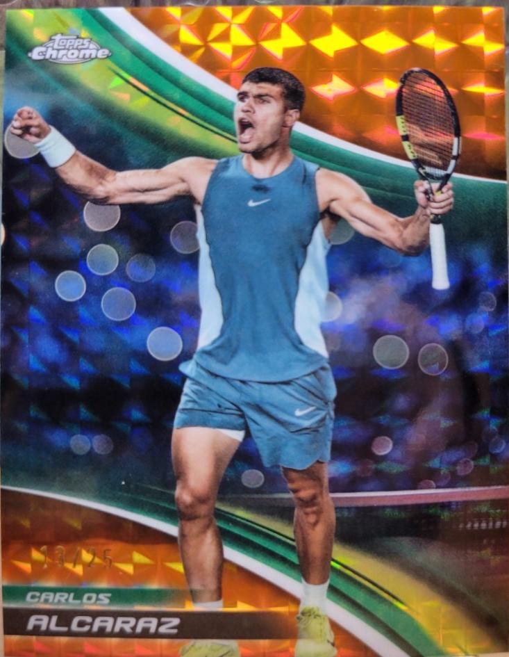 Carlos Alcaraz [Orange Geometric Refractor] #1