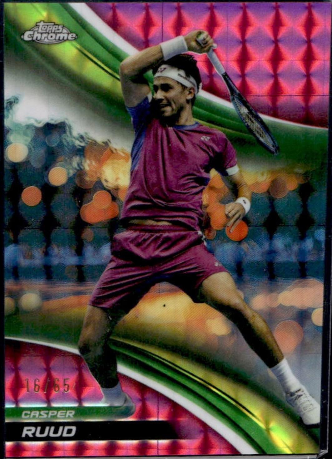 Casper Ruud [Pink Geometric Refractor] #9