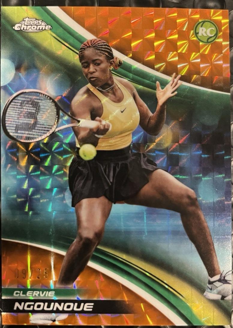 Clervie Ngounoue [Orange Geometric Refractor] #98