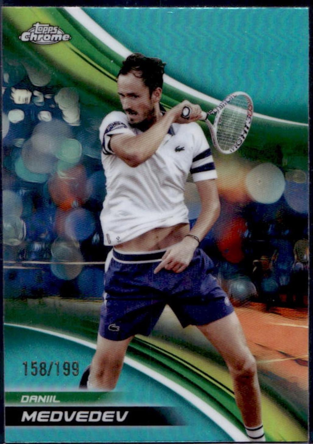 Daniil Medvedev [Aqua Refractor] #3