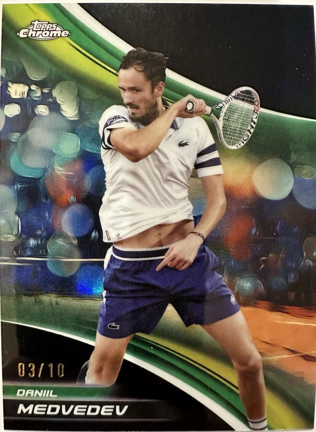 Daniil Medvedev [Black Refractor] #3